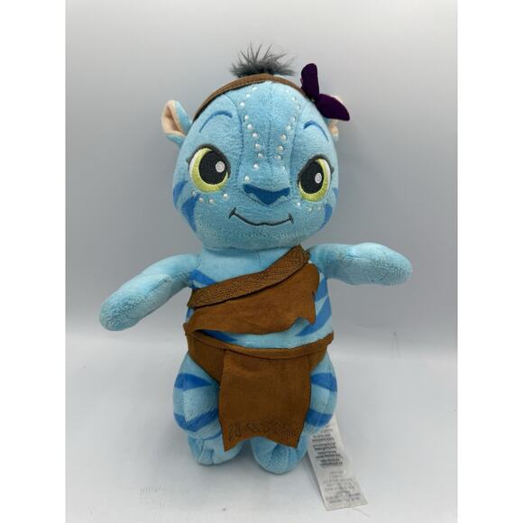 Disney Parks Avatar Baby Neytiri Plush Toy 10” Blue Stuffed Animal Doll Na’vi - Picture 1 of 6